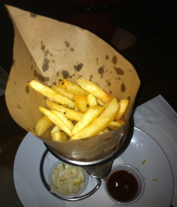 Salted herby chips